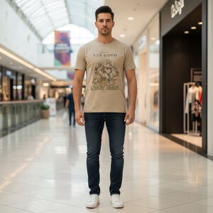 Men's Brisco Short Sleeve Tee - M - Beige